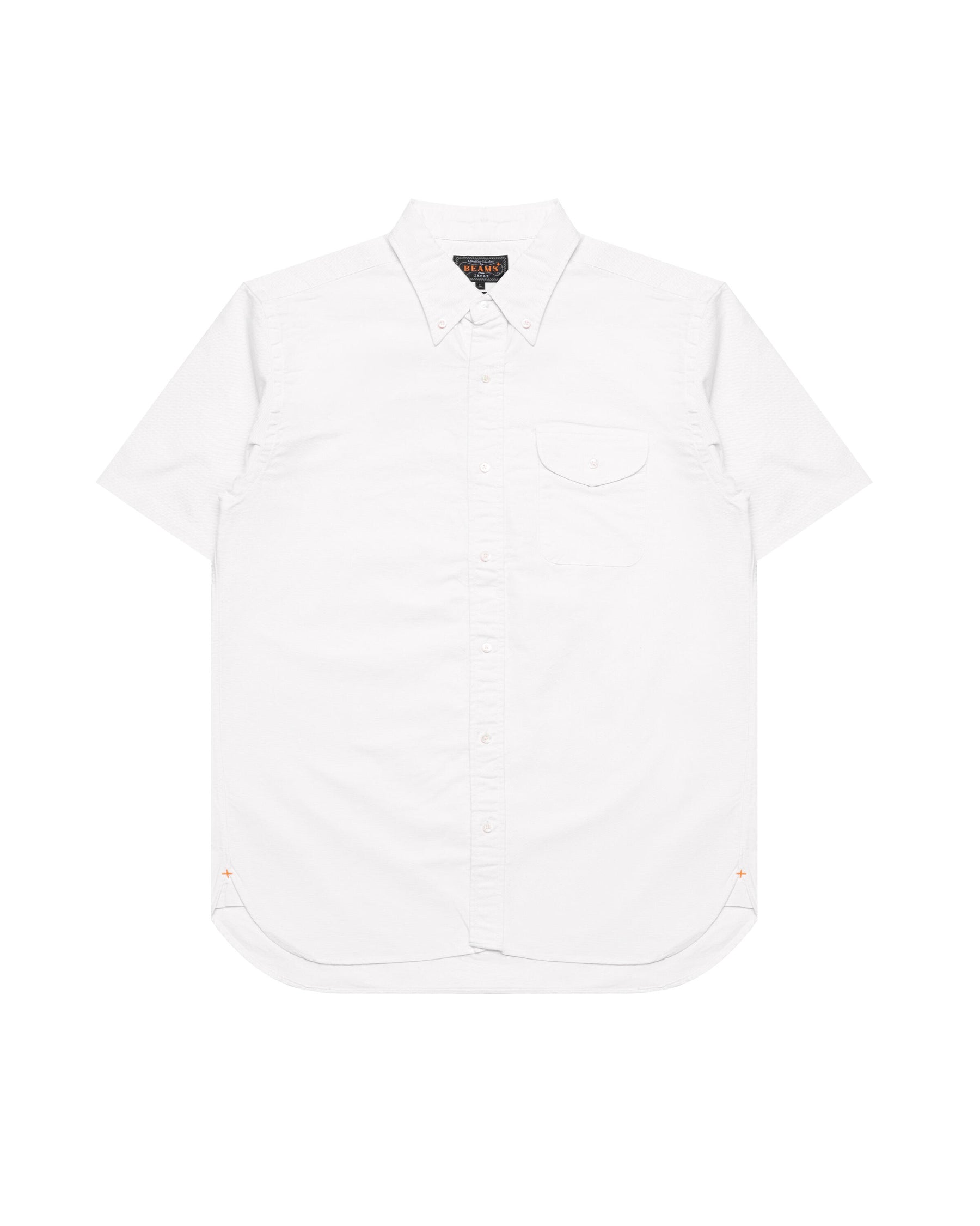 Beams+ B.D. Short Sleeve Oxford