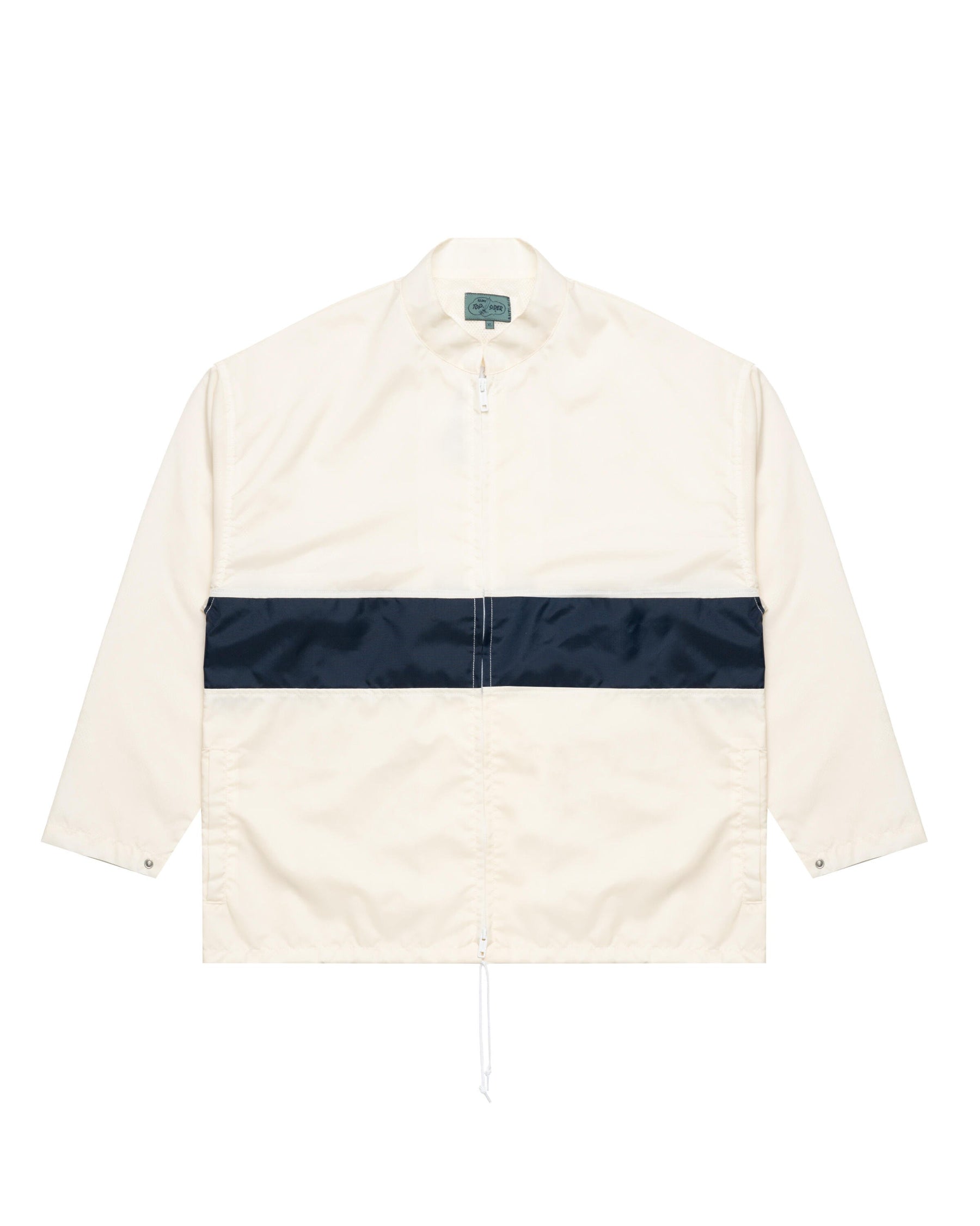 Beams+ Boat Jacket Stripe Nylon Oxford