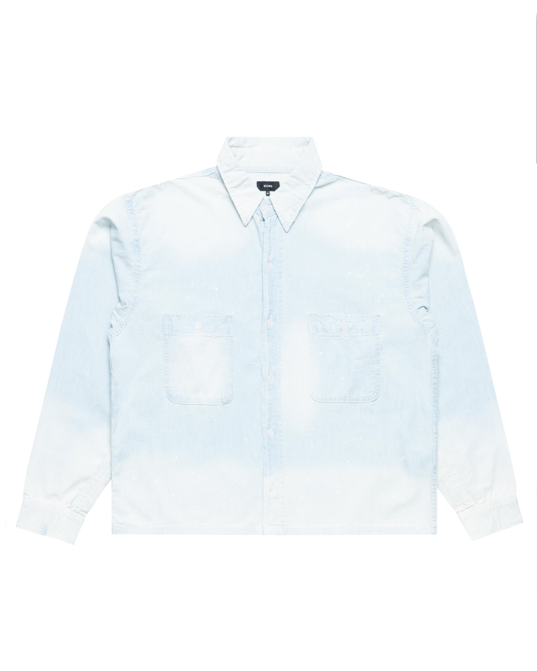 Beams Damage Chambray Shirt