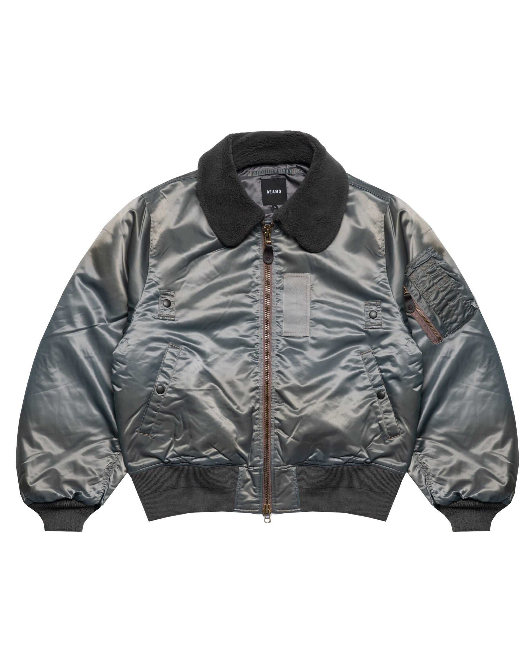 BEAMS SUNFADE B15C Flight Jacket