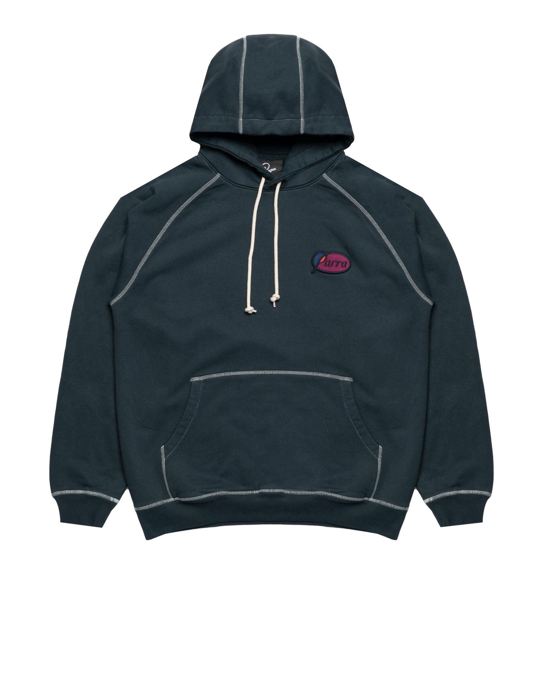 by Parra Circled script logo hooded sweatshirt