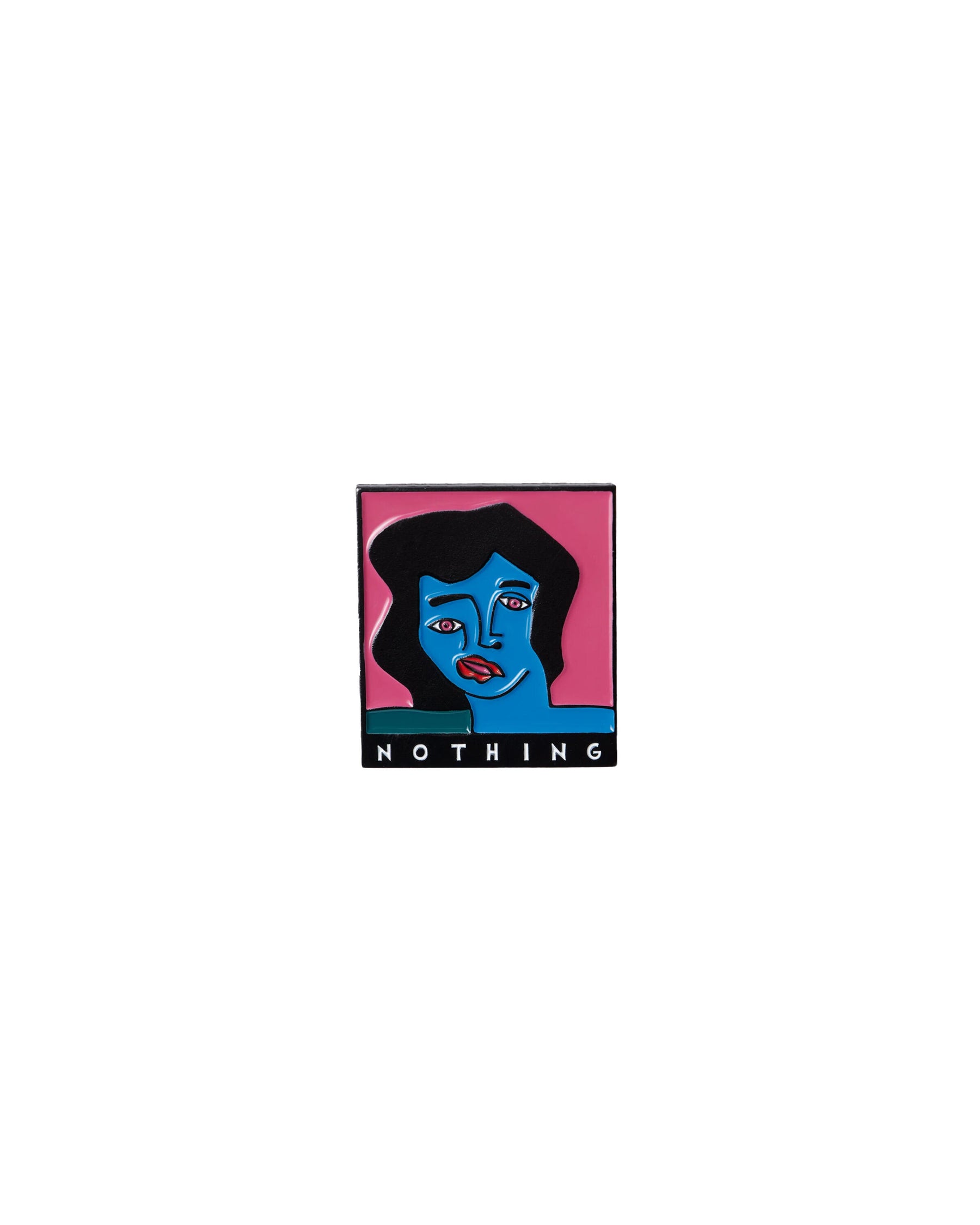by Parra Nothing face enamel pin
