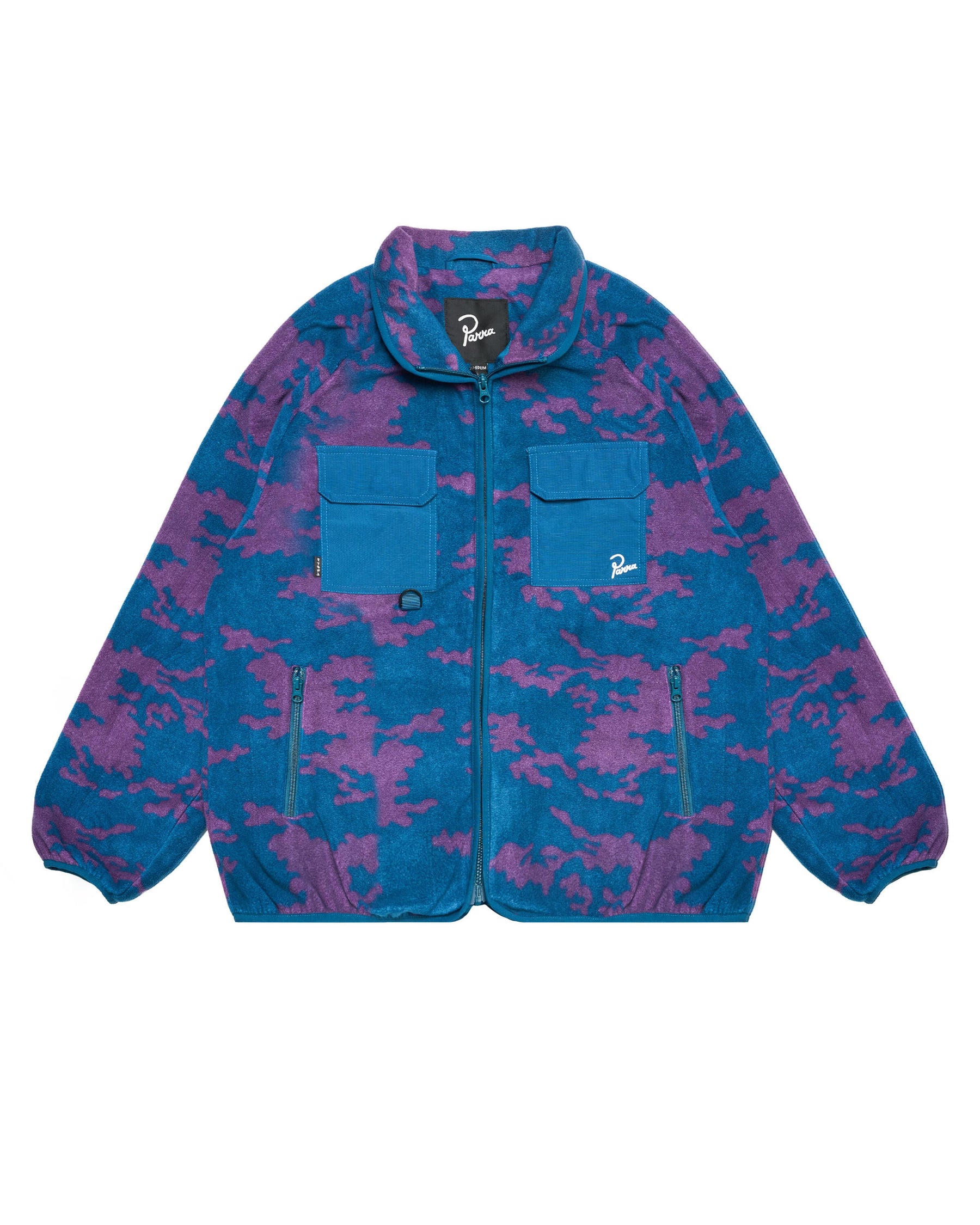 by Parra Purple darwin camo fleece
