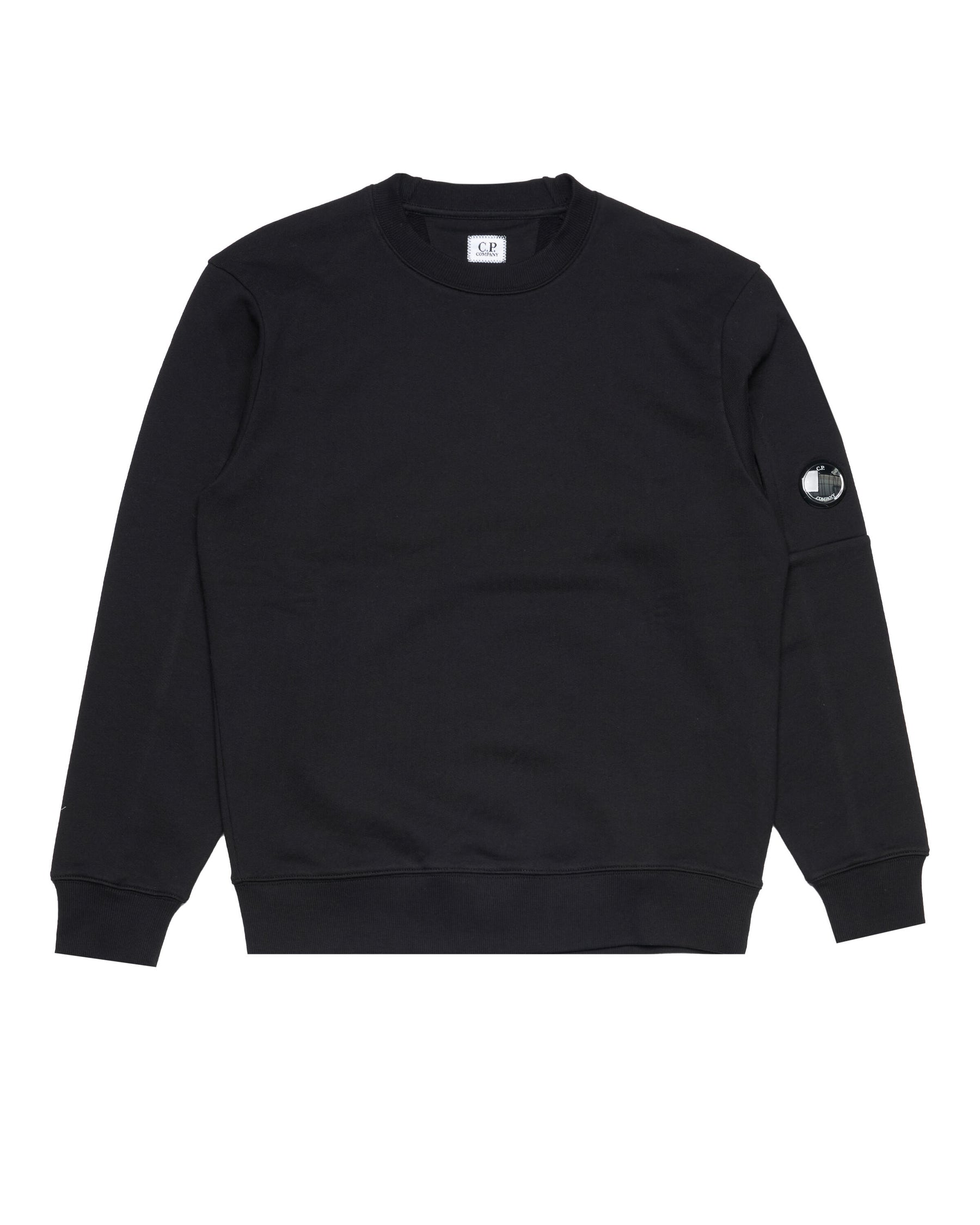 C.P. Company DIAGONAL RAISED FLEECE CREW NECK LENS SWEATSHIRT