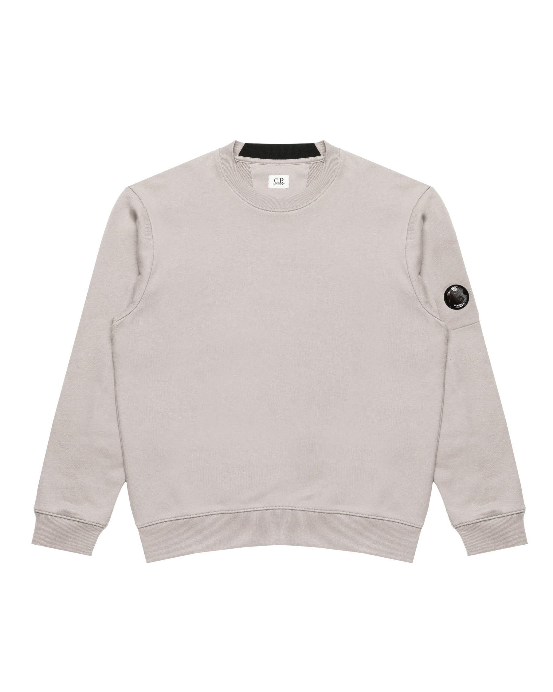 C.P. Company DIAGONAL RAISED FLEECE CREWNECK LENS SWEATSHIRT