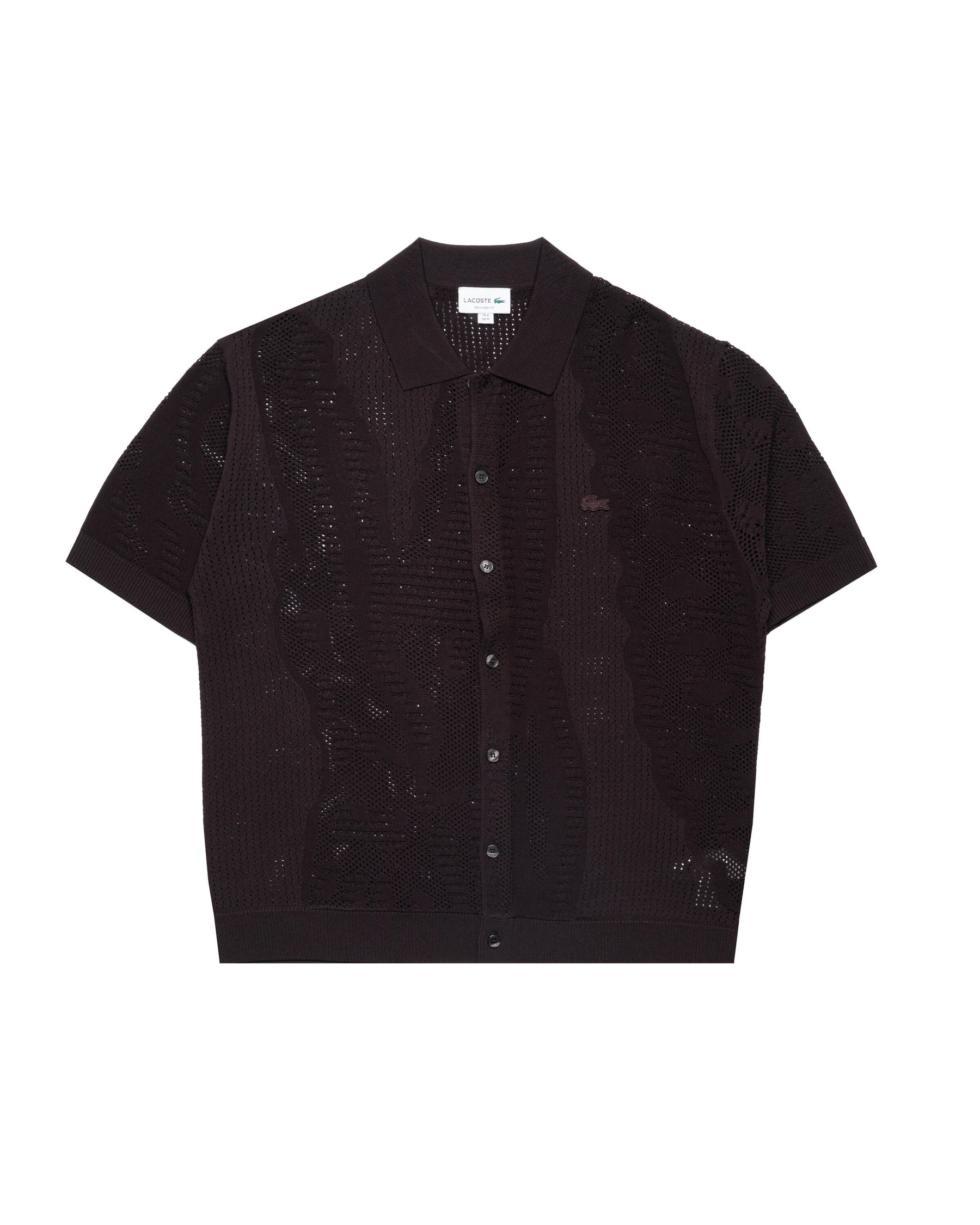 Lacoste Viscose Blend Knit Shirt