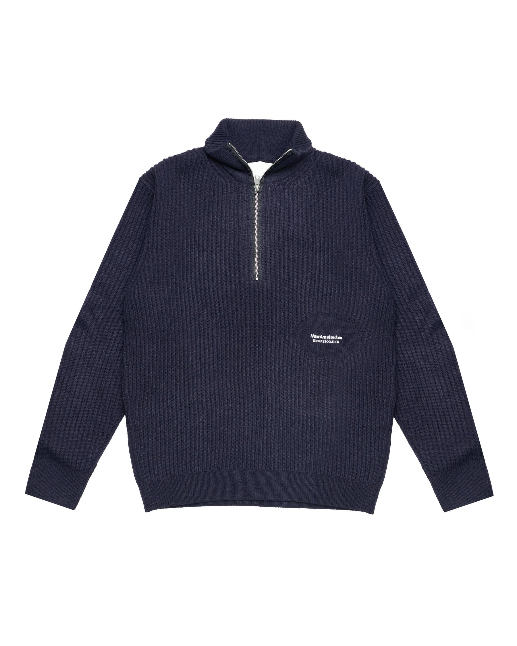 NEW AMSTERDAM SURF ASSOCIATION KNITTED HALF ZIP