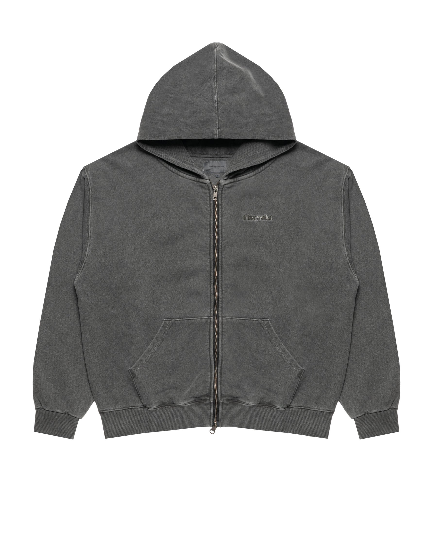 Thisisneverthat Waffle Lined Zip Up Hoodie