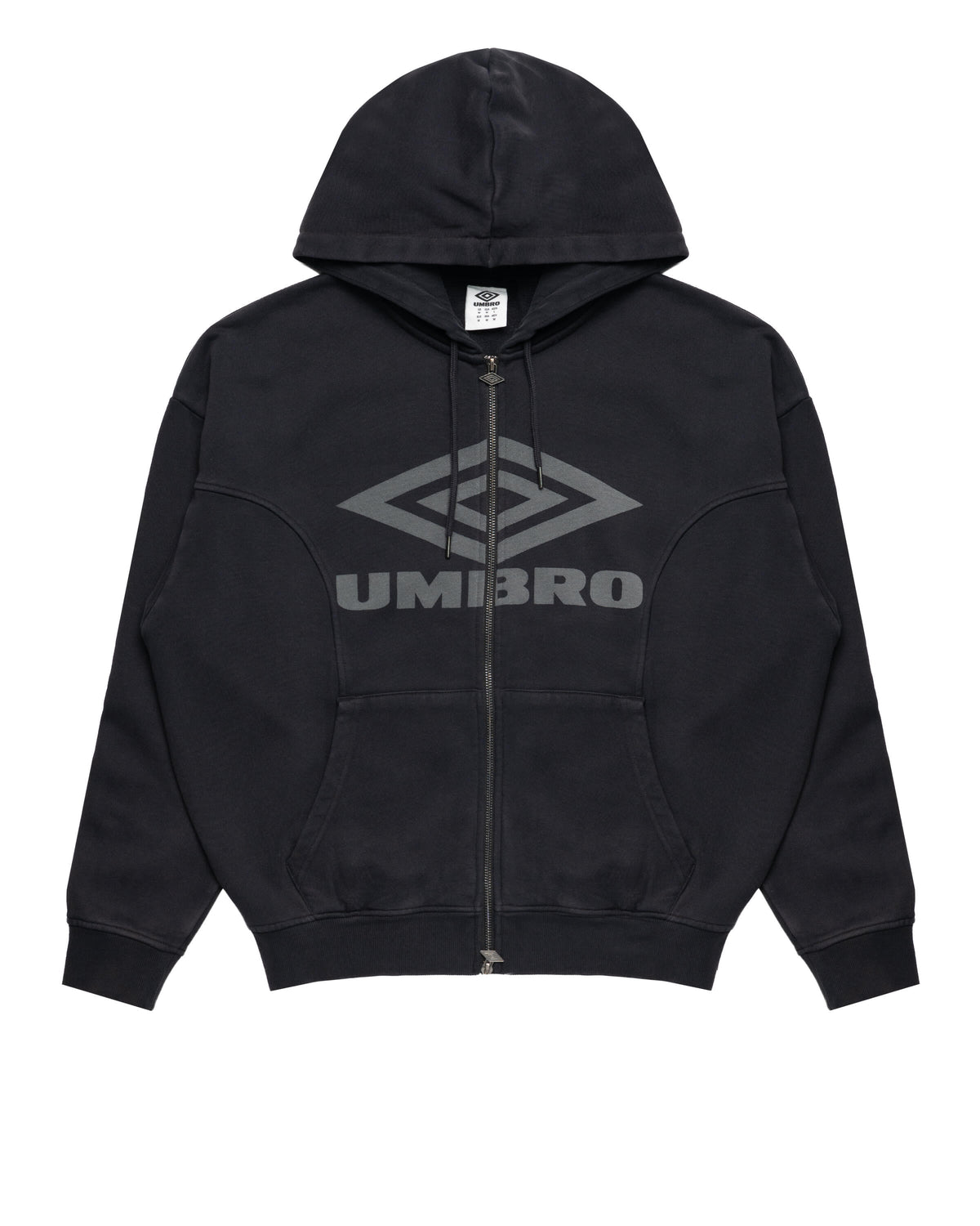 Umbro WASHED ZIP THROUGH HOODIE