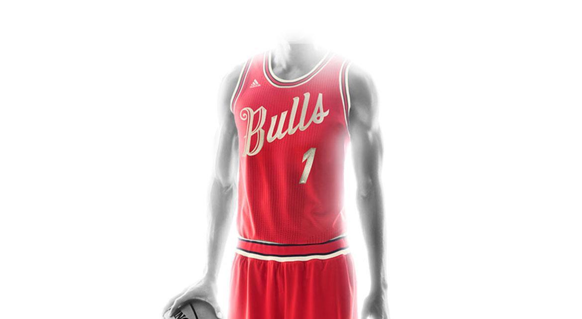 adidas Originals XMAS Chicago Bulls Swingman Jersey