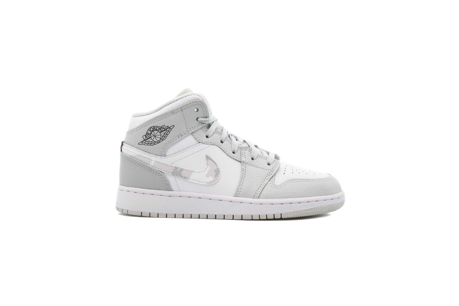 Air Jordan 1 MID SE (GS) "WHITE"
