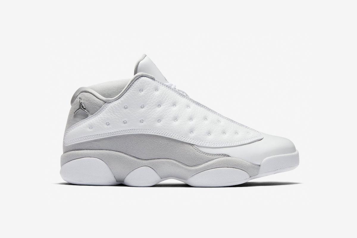 Air Jordan 13 Retro Low BG "Metallic Silver"