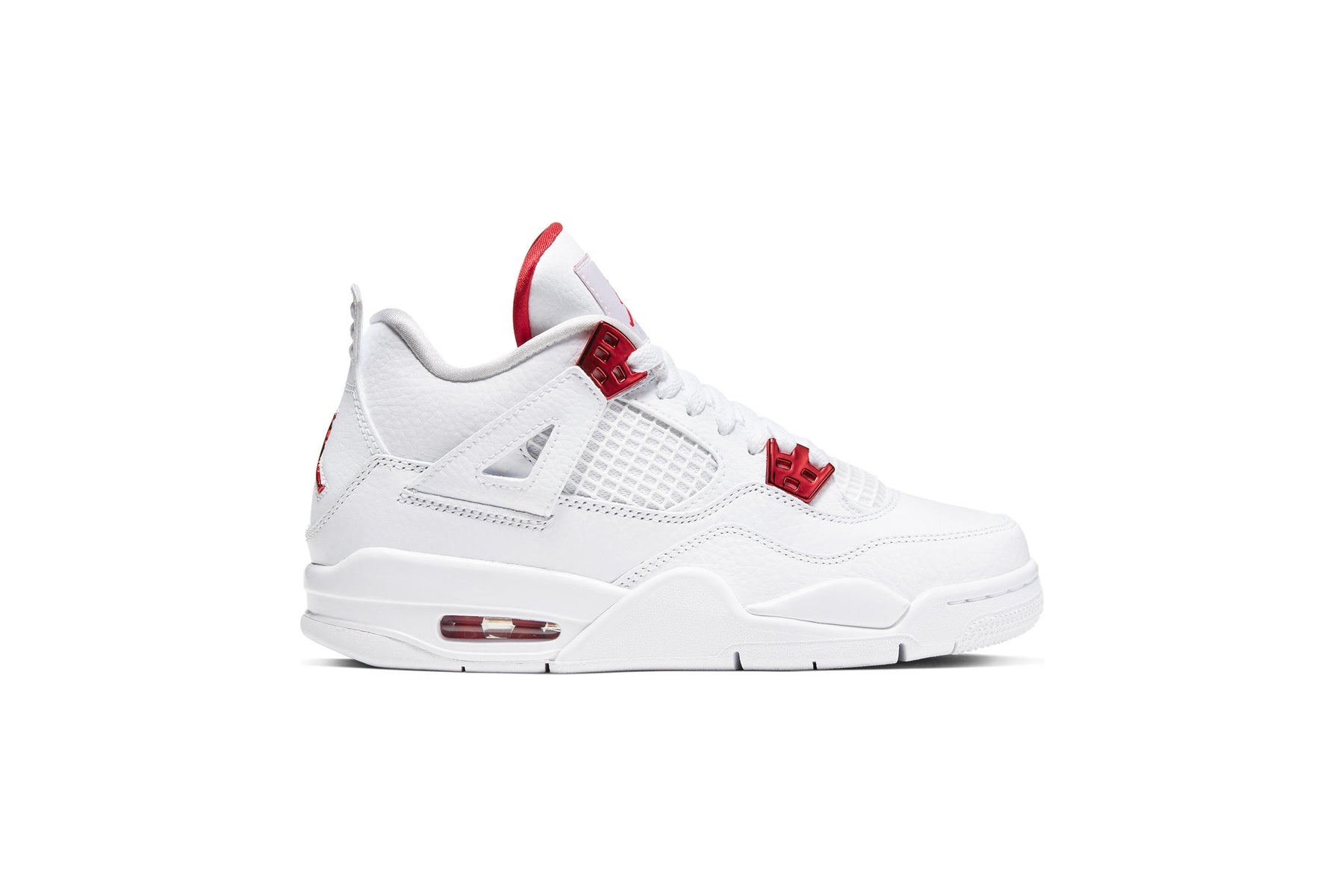 Air Jordan 4 RETRO (GS) "METALLIC RED"