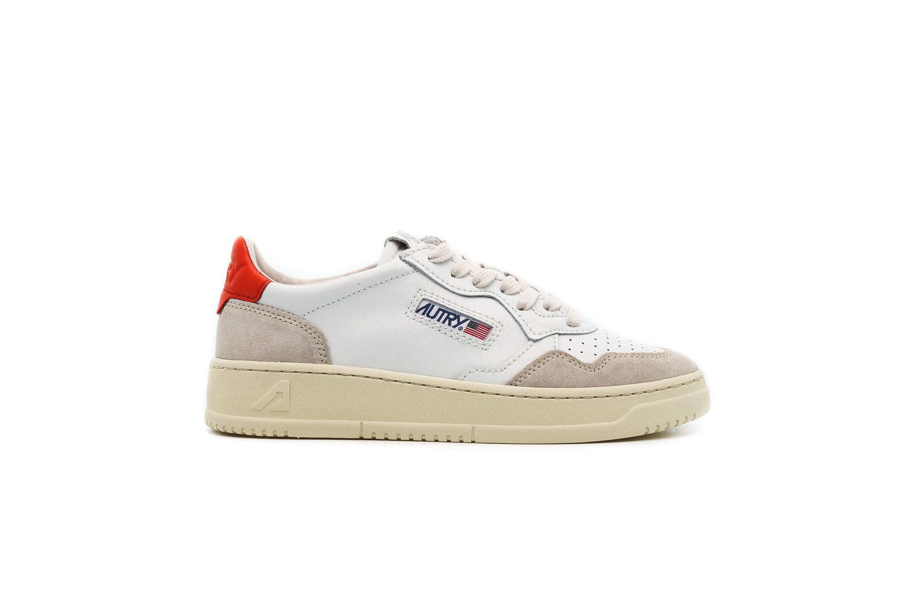 Autry Action Shoes WMNS MEDALIST LOW RED-WHITE