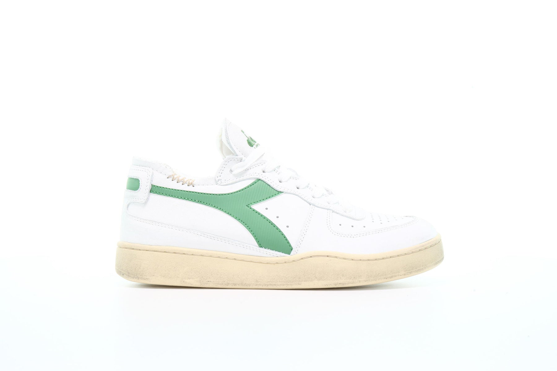 Diadora Mi Basket Row Cut "Stone Green"