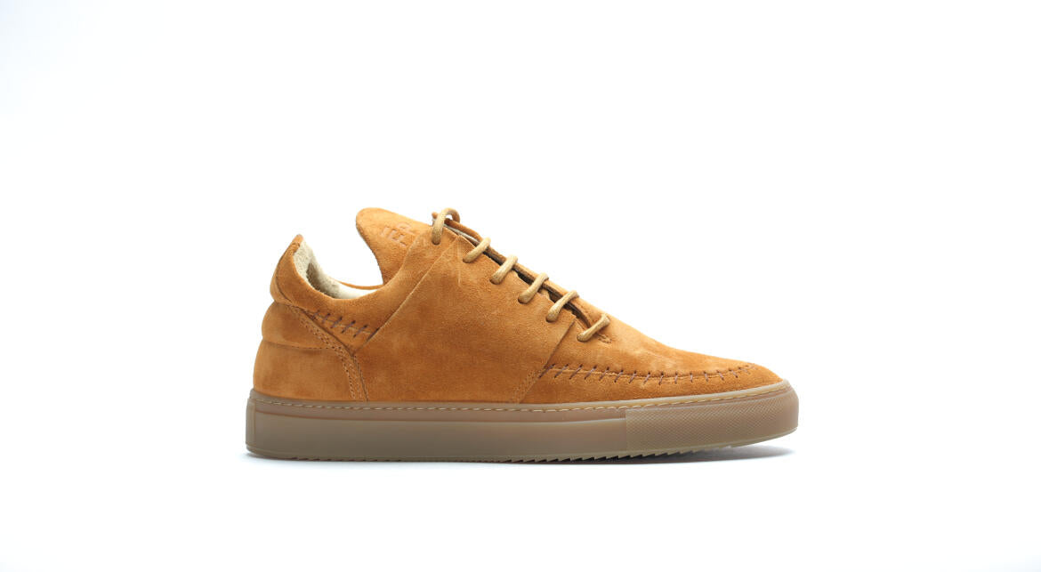 Filling Pieces Low Apache Suede "Cognac"