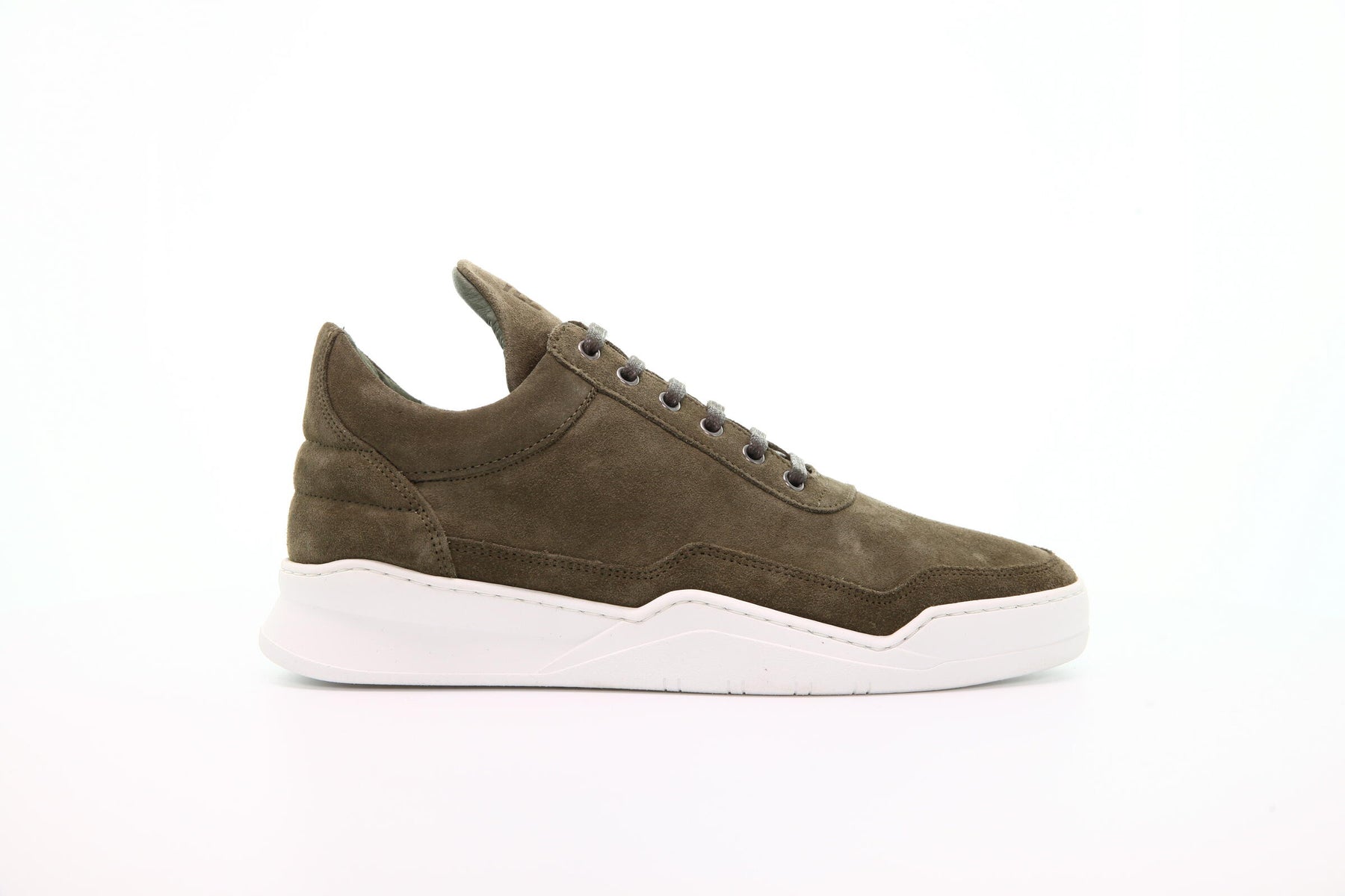 Filling Pieces Low Top Ghost Suede "Green"