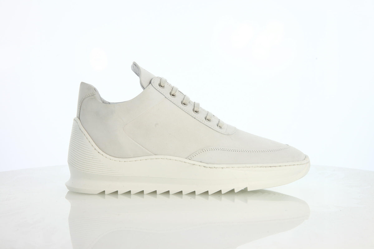 Filling Pieces Low Top Heel Cap Basic "All White"