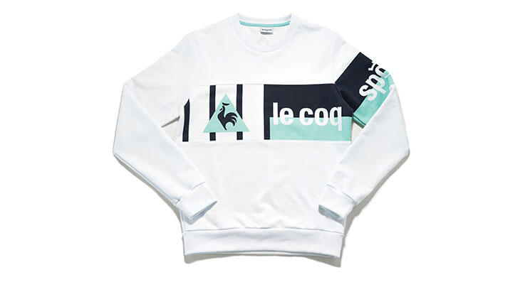 Le Coq Sportif x 24 KILATES LCS Crew Sweat "Optical White"