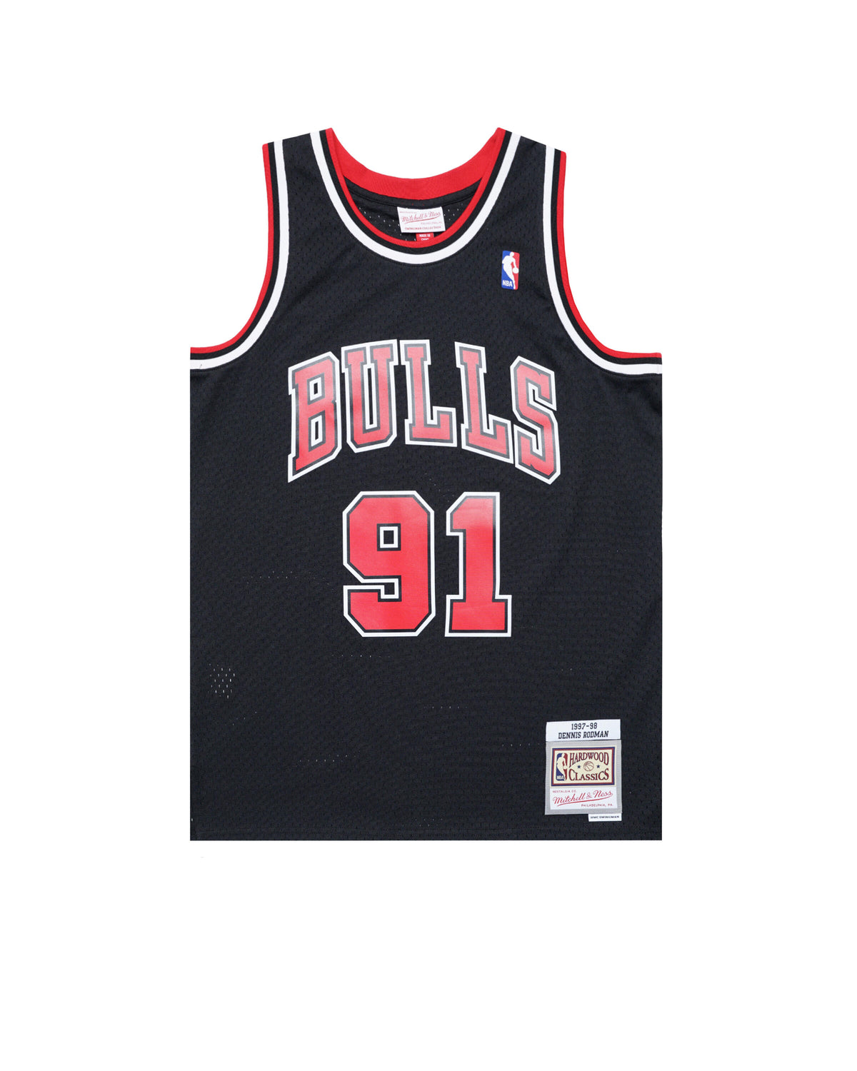 Mitchell & Ness NBA SWINGMAN JERSEY 2.0 - CHICAGO BULLS D. RODMAN #91'