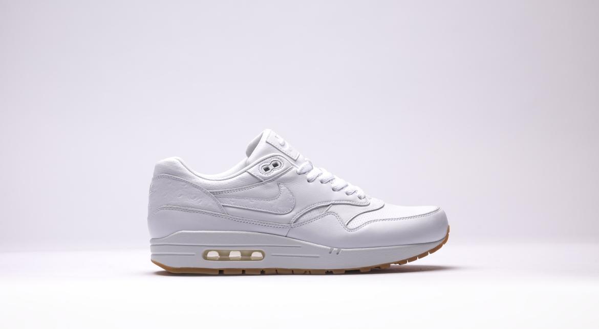 Nike Air Max 1 Leather Pa "white Ostrich"