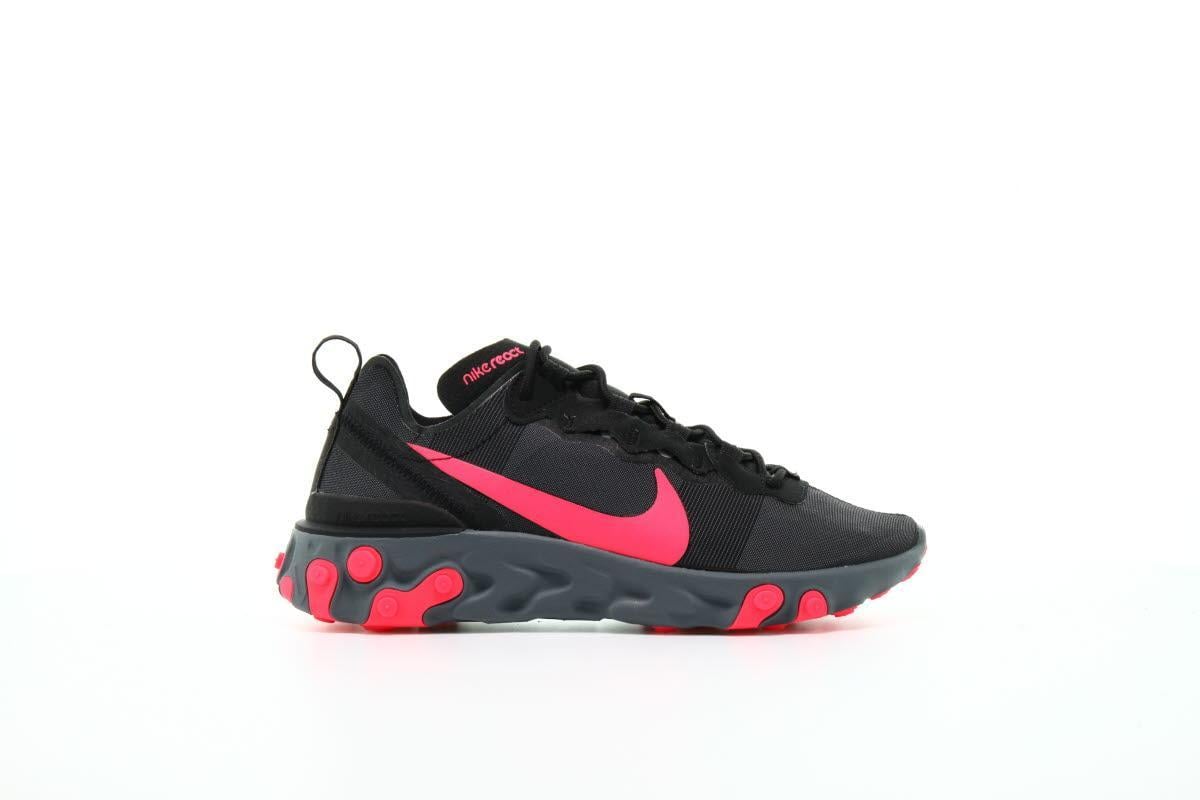 Nike WMNS React Element 55 "Black Solar Red"