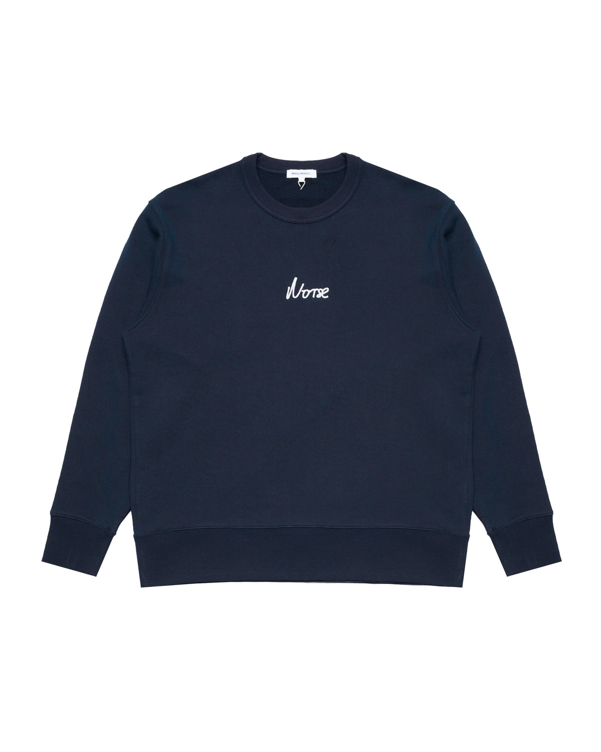 Norse Projects Arne Relaxed Organic Chain Stitch Logo Sweatshirt