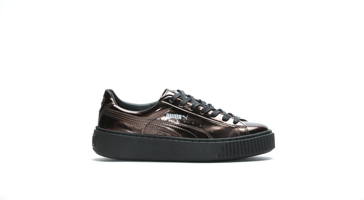 Puma Basket Platform Metallic "Puma Black"