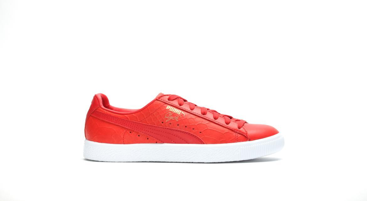 Puma Clyde Dressed "High Risk Red"