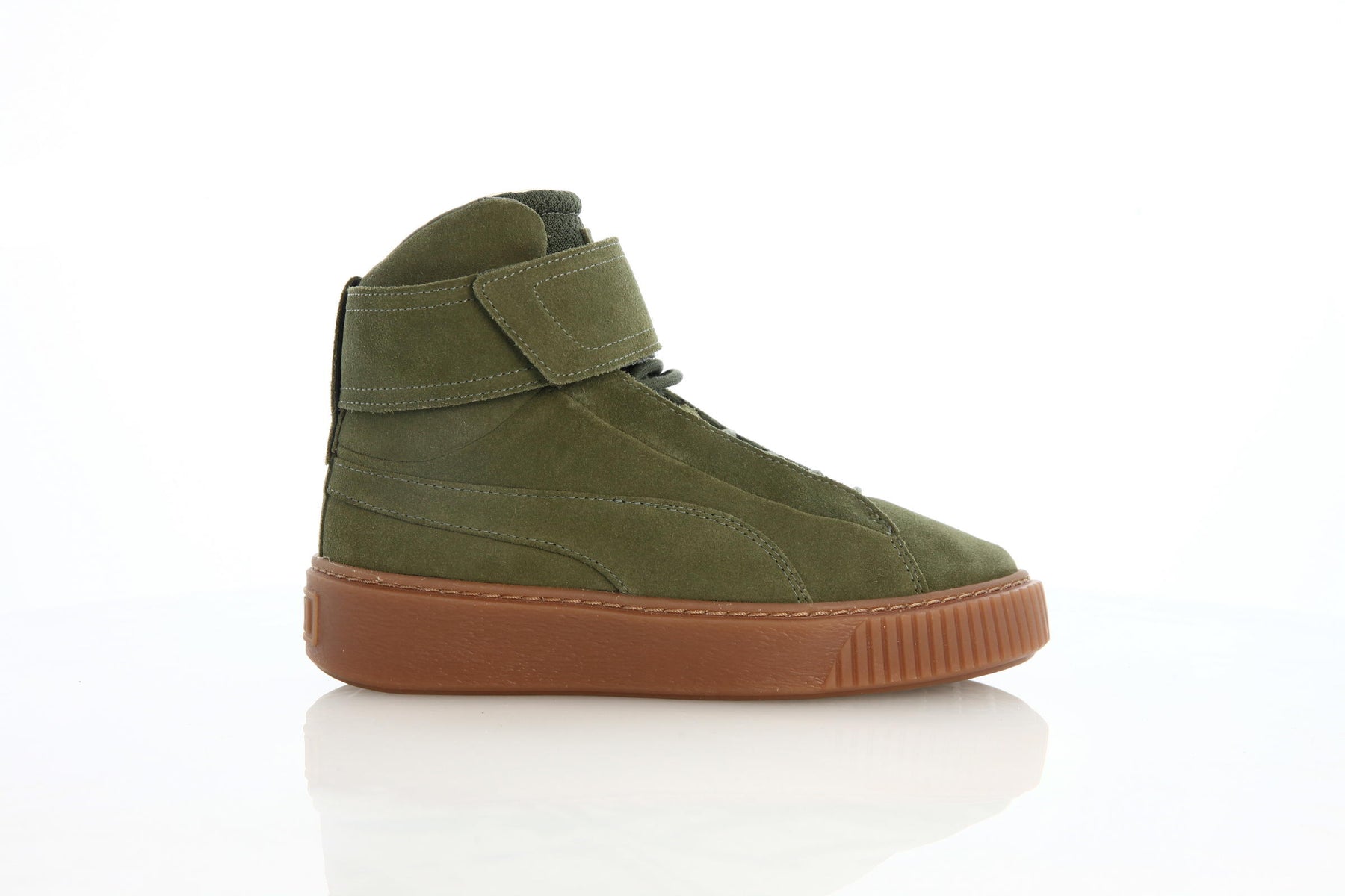 Puma Platform Mid OW  Womens "Olive Night"