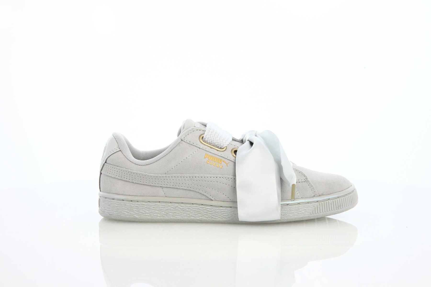 Puma Suede Heart Satin Wn's "Gray Violet"