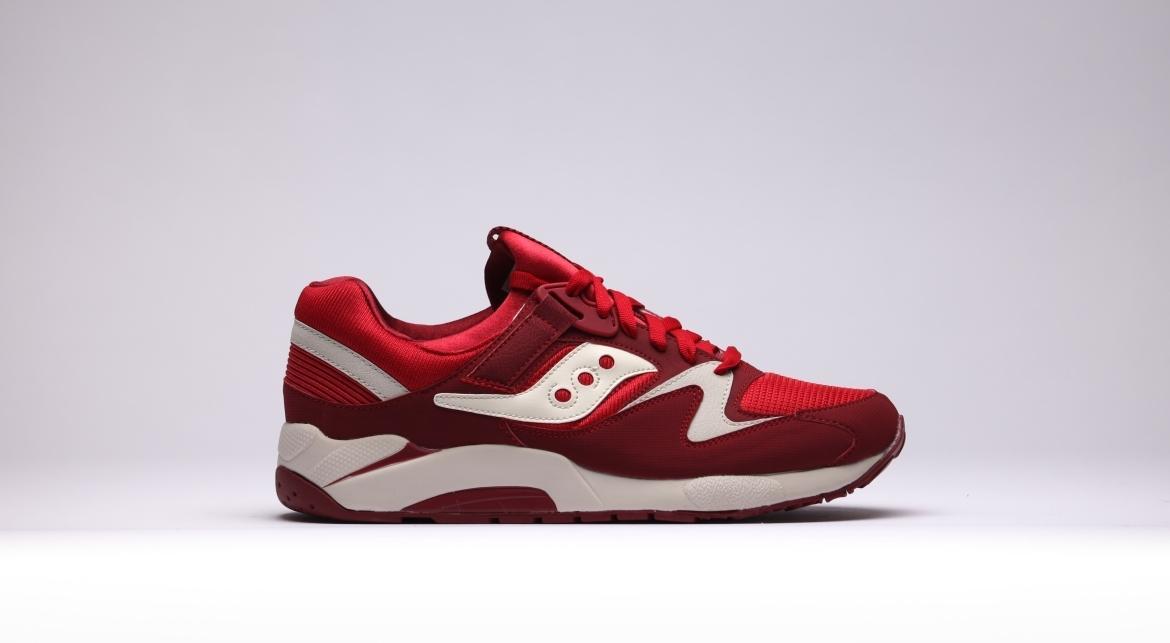 Saucony Grid 9000 "Fire Red"
