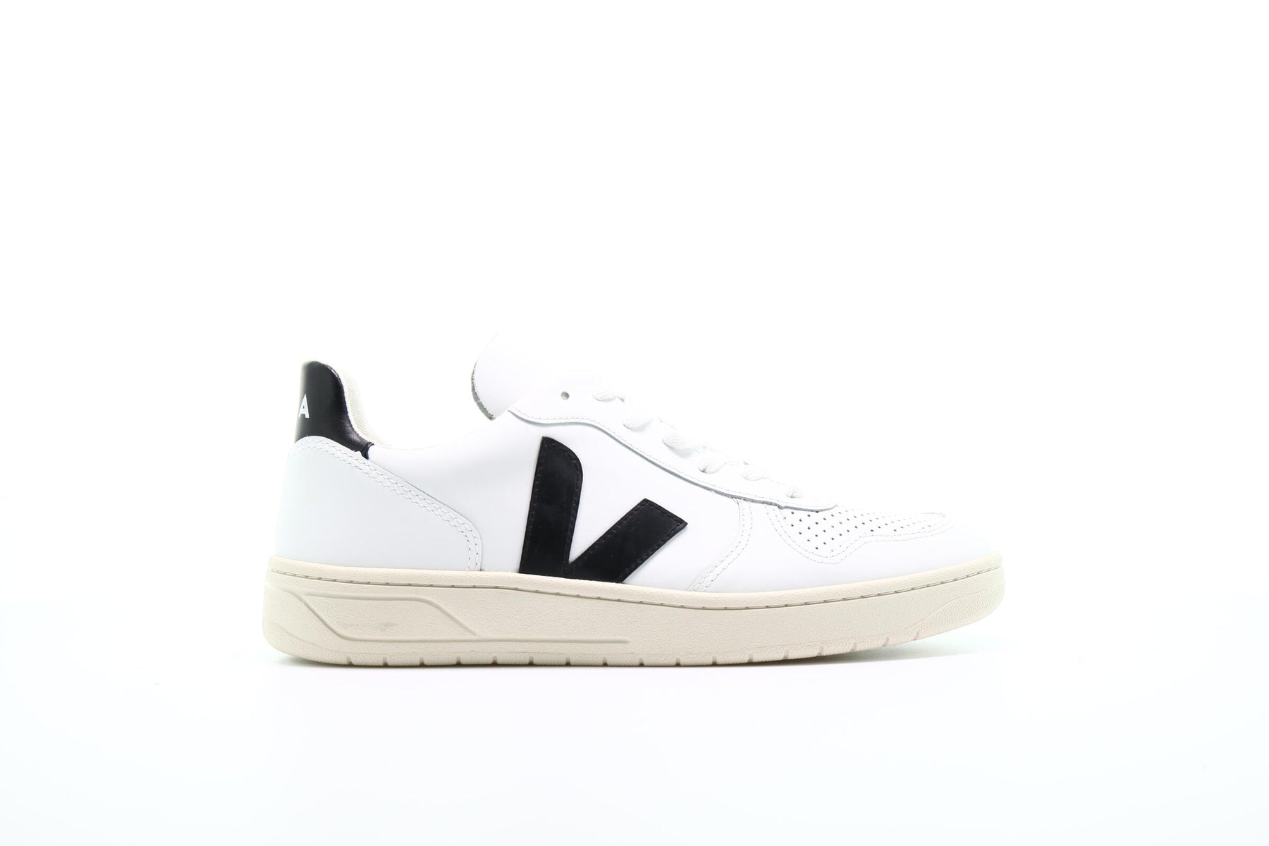 Veja V10 Leather "Extra White Black"