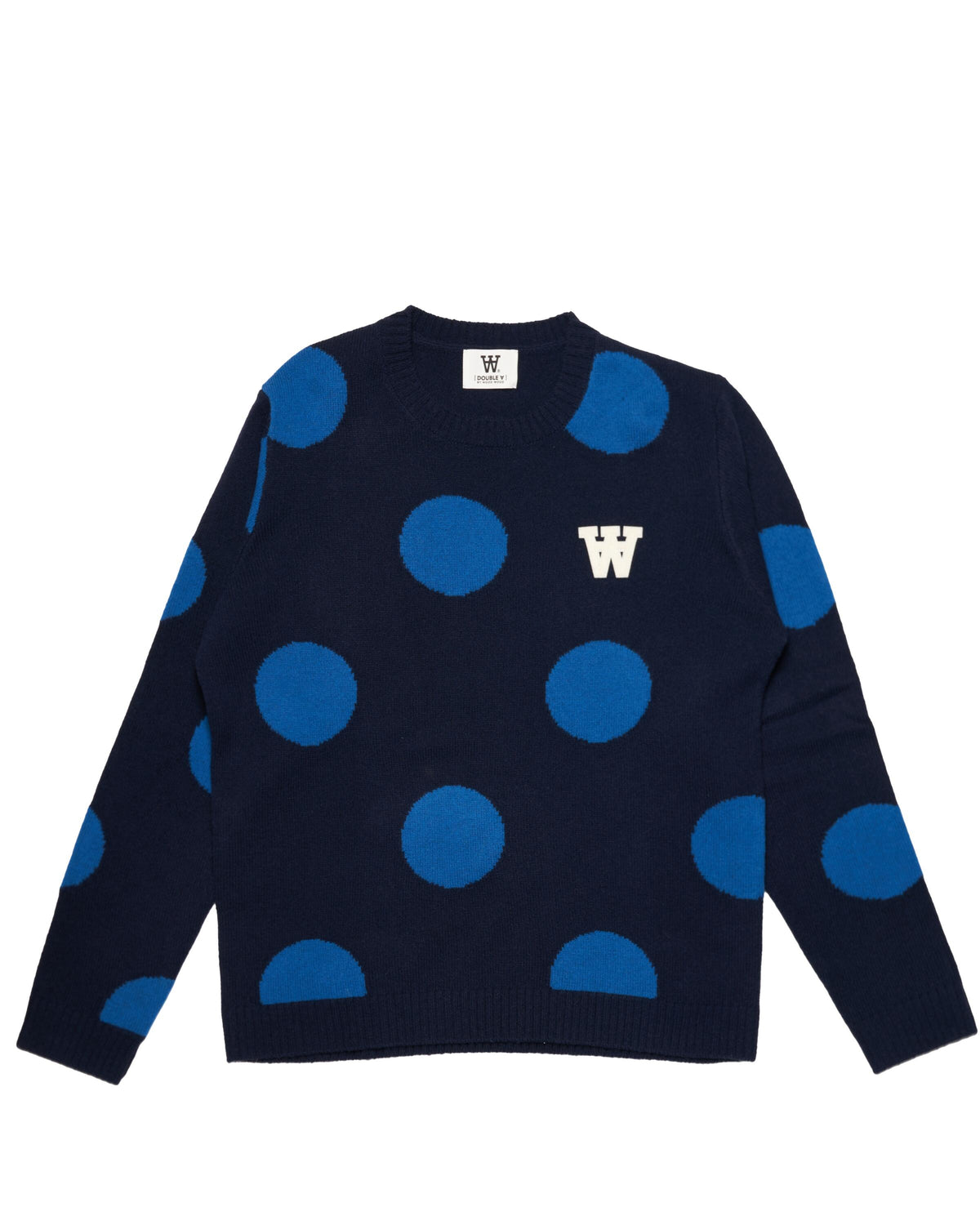 Wood Wood AA Kevin pois lambswool jumper
