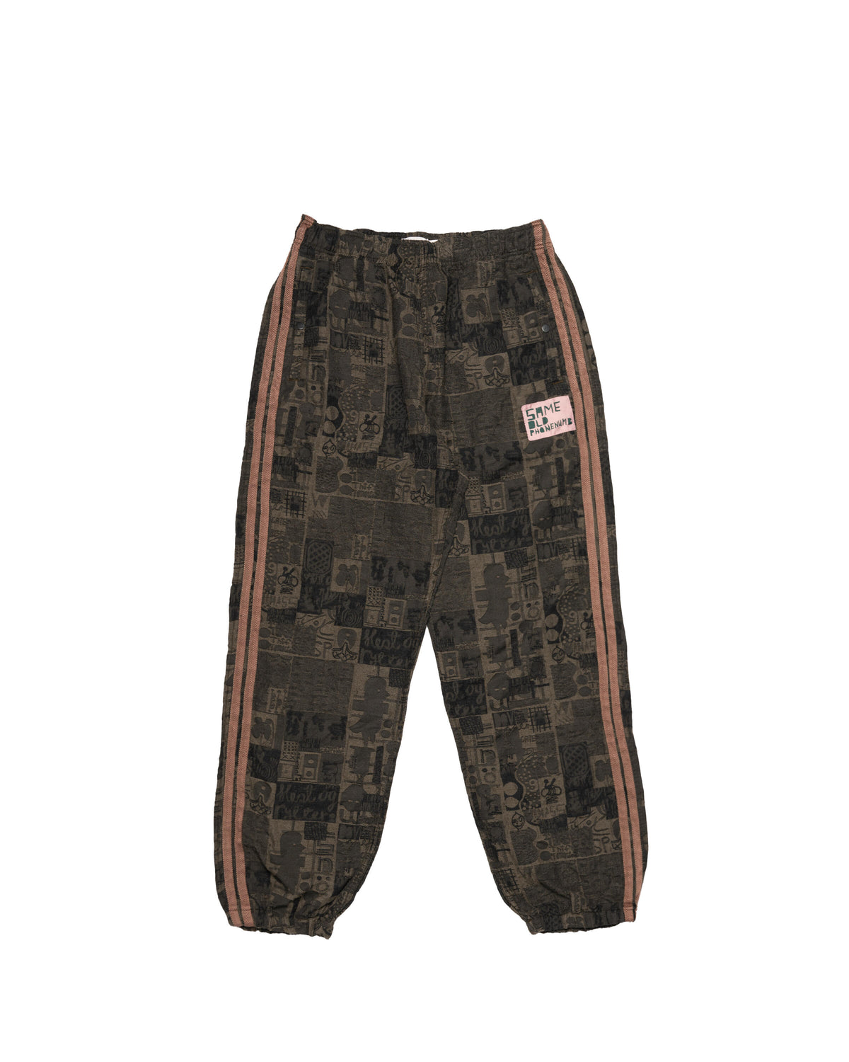 WOOD WOOD Niel Collage jacquard trousers